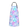 thumbnail image 2 of Naloa Watercolor Sea Shells 1 Apron Kitchen Aprons with Pockets for Women Men Chef, 2 of 8