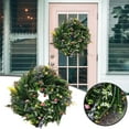 thumbnail image 2 of Spring Summer Wreath Front Door Simulated Dried Flower Wreath Spring Flower Wreath Wreaths, 2 of 6