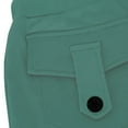 thumbnail image 7 of ABATAB Women's Cargo Shorts Ribbed Bermuda Casual Shorts Solid Drawstring Lightweight Hiking Shorts with Pockets, 7 of 7