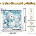thumbnail image 6 of 5D Diamond Painting Kits for Adults, Christmas Snowman Diamond Art Kits for Adults Beginner, DIY Crystal Art Diamonds Dot Special Shape Gem Painting for Home Wall Decor 11.8x11.8inch, 6 of 16