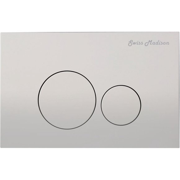 Swiss Madison Well Made Forever Swiss Madison SM-WC001 Dual-Flush Actuator Plate, Matte Chrome
