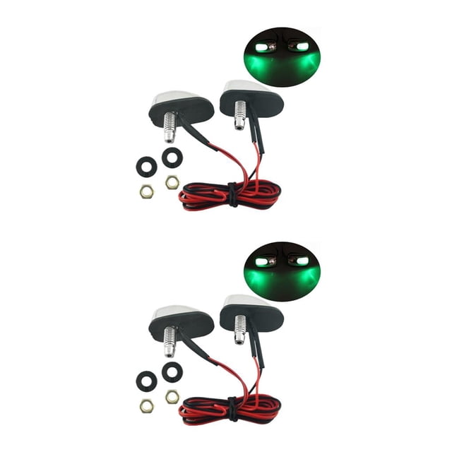 Luz LED para coche Speravity 2 uds parabrisas boquilla de pulverización limpiaparabrisas Type3 NO3