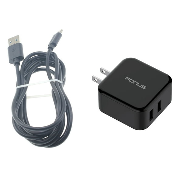 30W Quick Home Charger for Samsung Galaxy A23 5G Phone - 6ft USB Cable 2-Port USB Power Cord Travel Wall W5Y Compatible With Galaxy A23 5G Model