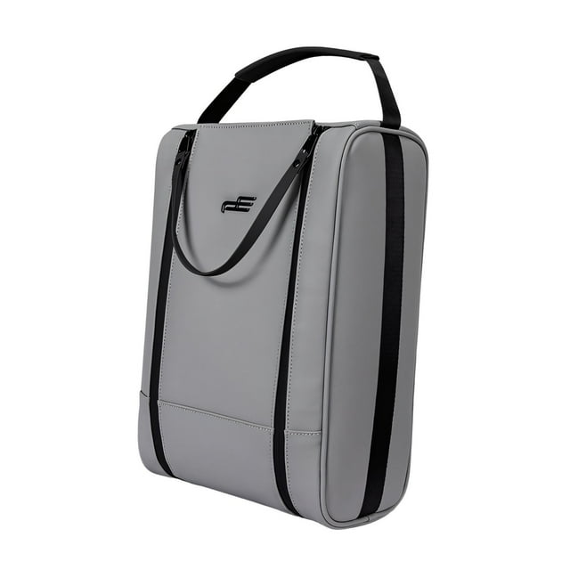 Bolsa para zapatos de golf, bolsa de transporte compacta y ligera con asa, ideal para camping y otros artículos deportivos. Útil para hombre y mujer. Gris