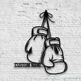 thumbnail image 4 of Craftnamesign Custom US Boxing Gloves Metal Wall Art LED Light, Custom Boxing Lover Name Sign, 4 of 5