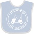 thumbnail image 3 of Inktastic Daddy's Lil Caddy Boys or Girls Baby Bib, 3 of 4