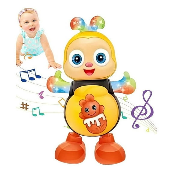 Supbessel Dancing Bee Music Lights Baby Toys, Child, 20 cm x 10 cm, Plastic, New