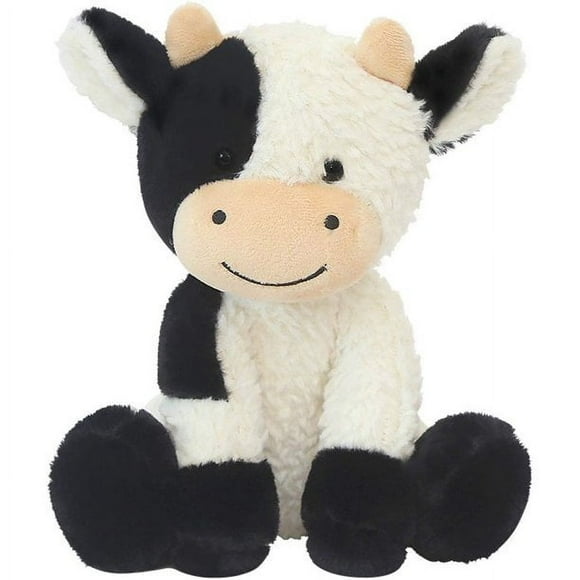 Plush Toy Cow Pillow,Adorable Cow Stuffed Animal Cow Stuffed Animals Plush Toys Gifts for Kids,13.8 Inch