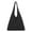 Black, variant on Women's Spring/Summer Portable Retro Hollow Knitted Handheld One Shoulder Vest Bag One Shoulder Bag Casual Handwoven Hollow Out Shoulder Handbag Handmade Crochet Mesh Beach Tote Bag
