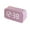 Pink, variant on Alarm Clock Alsrm Clock Wireless Bluetooth Speaker - Mini Mirror Remote-Controlled Alarm Clock Smart Speaker Enjoy Tunes Anytime