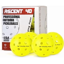Warping Point Pickleball Balls Outdoor 40 Holes USAPA Approved Competition 4 Pack