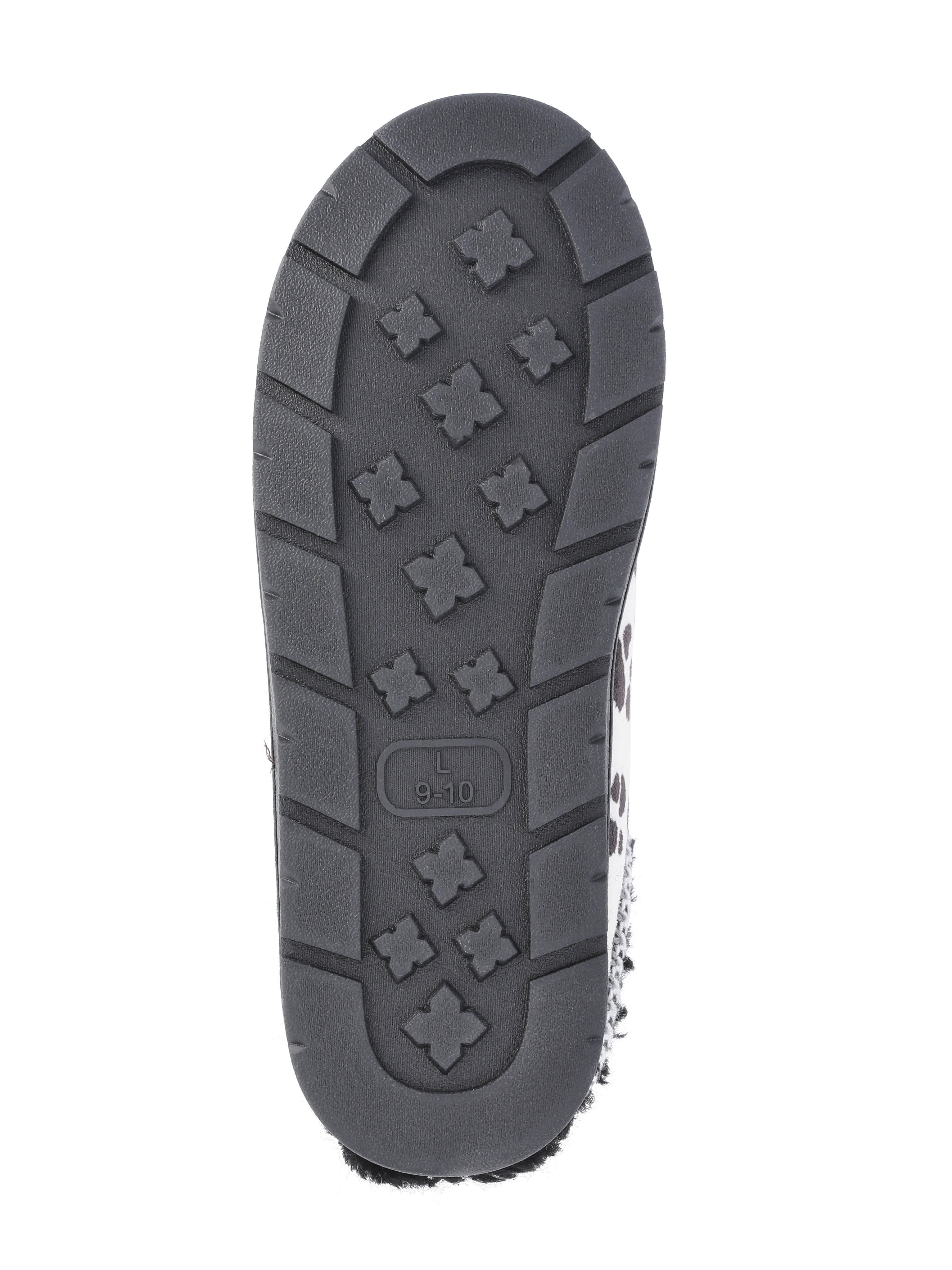 No Boundaries Women's Cow Print Clog Slippers
