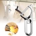 thumbnail image 2 of Stainless Steel Potato Peeler Vegetable Kitchen Tool With Ergonomic Handle Efficient Carrot Peeler Gadget For Chefs And Home Cooking, 2 of 8