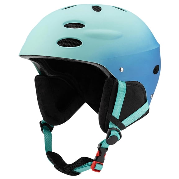 Casco de esquí para nieve, casco deportivo, transpirable, mejor amortiguación, accesorios de esquí, ligero para actividades de invierno, patineta para Azul