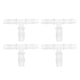 thumbnail image 1 of Conector de manguera de plástico Unique Bargains 15/64" x 5/16" x 15/64" tipo Tee para acuario PP transparente 4 piezas, 1 of 7
