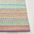 thumbnail image 3 of SAFAVIEH Montauk Albine Striped Cotton Area Rug, Blue/Pink, 5' x 8', 3 of 11