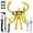Fluorescence Yellow, variant on Already Assembled T13 Action Figure Accessories, T13 Multi-Jointed Movable,for Collectors Desktop Decorations t-13 Movability 3D Printed Toys