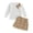 a68-Khaki, variant on KPOPLK Toddler Girl Outfit Clothes 2T 3T 4T 5T 6T Long Sleeve Crewneck Bow Top Tweed Skirt Set 2 Piece Outfit for Toddler Kids,Size 2-3 Years