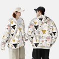 thumbnail image 4 of Lsque Geometric Triangle UPF 50+ Lightweight Sun Protection Men's Women's Long Sleeve Shirt, Hoodie Performance -3X-Large, 4 of 9