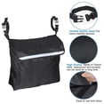thumbnail image 2 of Injueey para silla de ruedas con hebilla impermeable reflectante correa ajustable bolsa silla de ruedas gafas de sol bolsas de almacenamiento Almacenamiento y organización del hogar Negro Injueey HA077822-01, 2 of 6