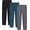 C, variant on MoFiz Women's Solid Bamboo Rayon Pajama Pants with Pockets Loungewear 3Packs for Women