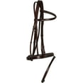 thumbnail image 2 of Huntley Equestrian Sedgwick Fancy Stitched Bridle with Reins, Fixed Flash Attached to Noseband (Cob), 2 of 6