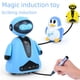 thumbnail image 1 of Juguete para niños con bolígrafo, robot dinosaurio pingüino automático, luz de sonido y marcado por inducción, 1 of 5