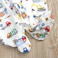 thumbnail image 6 of QISIWOLE Autumn Baby Kids Double Zipper Clothes Sleeping Pajamas Rompers Newborn Overalls Clearance !, 6 of 9
