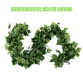 thumbnail image 1 of Decoraciones navideñas para interiores Fiudx Simulación de hojas de ratán plantas verdes, 1 of 2