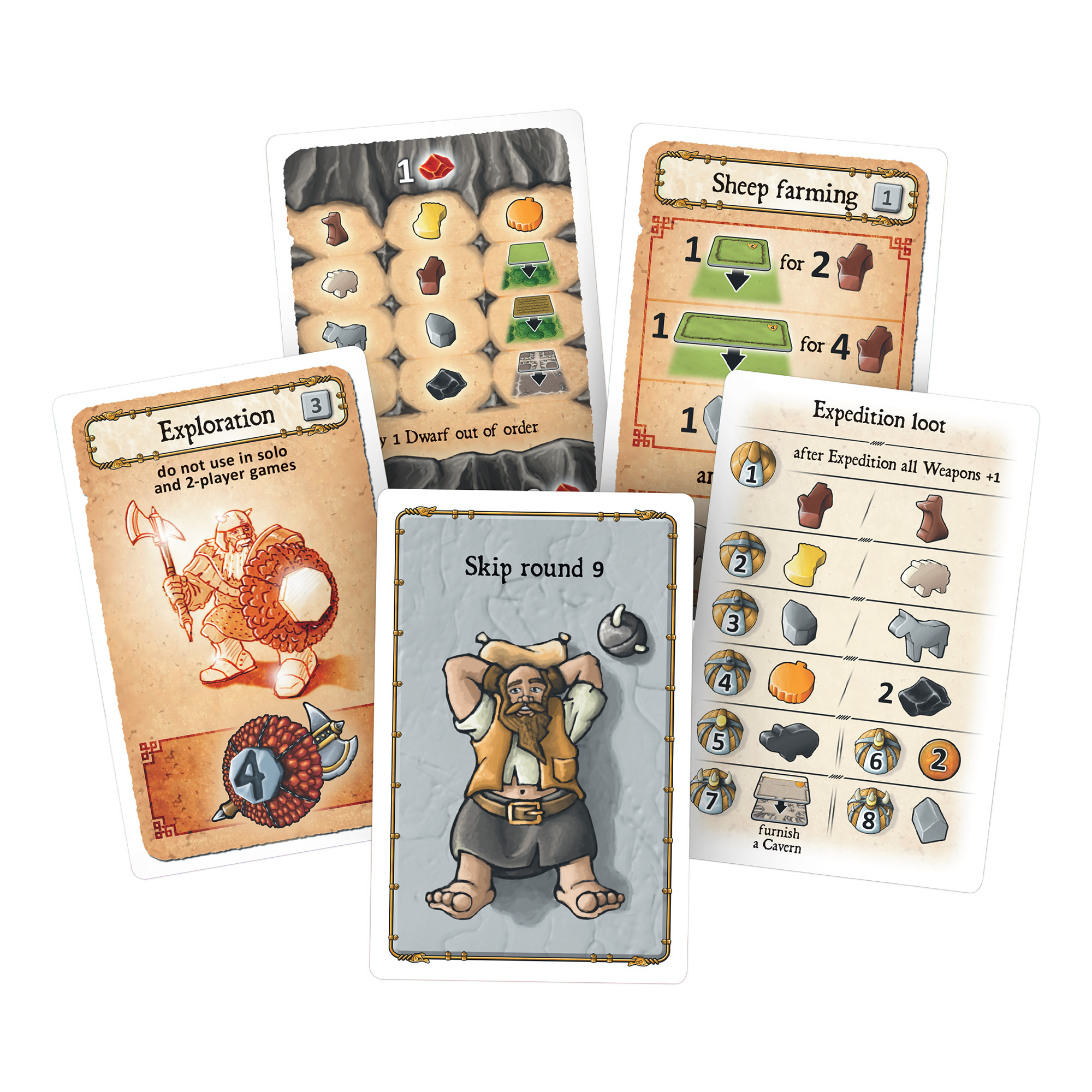 Caverna: The Cave Farmers Strategy Board Game for ages 12 and up, from Asmodee - image 4 of 5