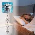 thumbnail image 4 of Square Wall Clock,The Face Of Excited White Maltese Dog,Silent Non-Ticking Wall Clock Decor for Home Office Kitchen Living Room Bedroom(12inch), 4 of 4