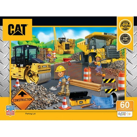 UPC: 0705988118456 | MasterPieces 60 Piece Kids Jigsaw Puzzle – CAT Parking Lot – 14 x19