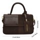 thumbnail image 3 of Bolso Hombro para Mujer Mini Con Asa Superior Bandolera Cuero PU (café), 3 of 3