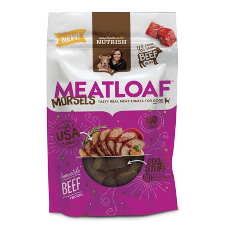(2 Pack) Rachael Ray Nutrish Meatloaf Morsels Dog Treats, Homestyle Beef Recipe, 3