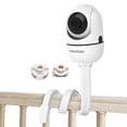 thumbnail image 1 of para soporte de monitor Hellobaby compatible con HB6550/ HB65/ HB6339/ HB40/ HB6081/ HB66/ HB6351 y ANMEATE SM935E, soporte giratorio de 20 pulgadas sin herramientas ni daños en la pared, 1 of 5