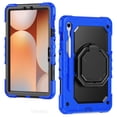 thumbnail image 2 of for Samsung Galaxy Tab S10 Lite/S10 FE/S9 FE/S9 Case 11 inch, 360 Rotating Shockproof Cover with Stand, Handle, Shoulder Strap (SM-X520/X510/X710), Blue, 2 of 7