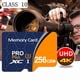 thumbnail image 3 of Tarjeta Micro SD de 256G, tipo TF, alta velocidad, resistente al agua, para dron, coche, PC y cámara digital, 3 of 9