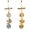 D, variant on Coastal Wooden Shell Wall Hanging with LED Light, Luminous Beach Style Decor with Pearl Beads and Rope, for Bathroom Bedroom and Seaside Areas, 13.8" x 5.1"