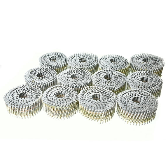 ALL-CARB Siding Nails 1-3/4" x0.092" 15 Degree Collated Wire Coil Full Round Head 3600Pcs