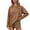 Camel #6, variant on Womens 2 Piece Leopard Print Short Sets Loose Fit Crew Neck Tops and Elastic Waist Shorts Fall Lounge Outfit ,2XL