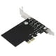 thumbnail image 4 of Tarjeta de sonido Irfora Tarjeta de expansión PCI-E Express 5.1 Sonido Tarjeta de sonido de 5 puertos Tarjeta de sonido envolvente estéreo para escritorio Negro Irfora Tarjeta de sonido, 4 of 5