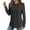 Black, variant on Women's Sweaters Womens Fall Clothes Long Sleeve Hoodie Shirt Casual Knit Top With Drawstring Design for Everyday Comfort And Style