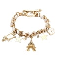 thumbnail image 2 of Pulsera con colgante de cristal, regalo, joyería, amuleto Blanco, 2 of 5