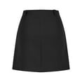 thumbnail image 3 of Women's Short Skirts Elastic Waist Tartan Pleated School Skirts Casual Tennis Skirt with Anti-Exposure Safety Pants A-Line Pleated Short Skirts, 3 of 6