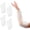 White-1 Mil-18", variant on White 1 Mil 18" Disposable Protective Arm Sleeves