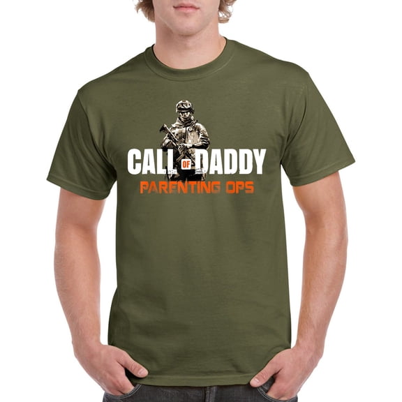 Gamer Dad T-Shirt Men's Funny Video Game Graphic Tee Father's Day Gift from Son and Daughter