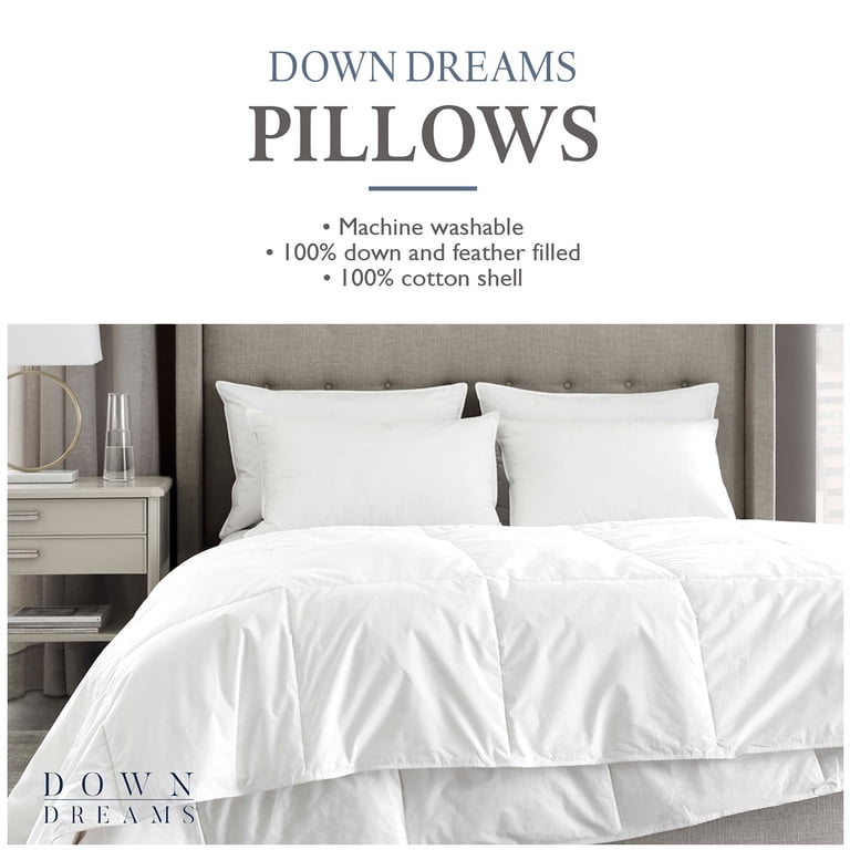 Down Dreams Manchester Mills Classic Firm Queen Pillows 2-Pack