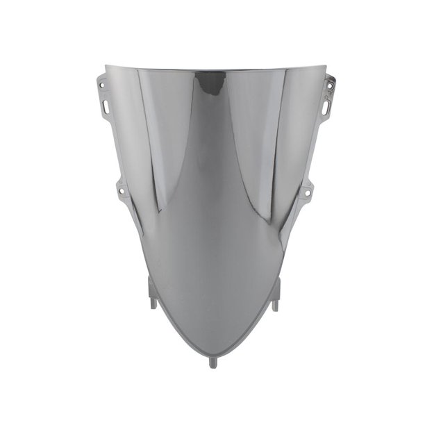 Reemplazo profesional parabrisas para motocicleta, fácil instalación, accesorios para motocicleta, deflector resistente montaje frontal para Gris