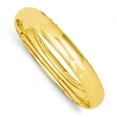 thumbnail image 1 of 14K Yellow Gold 7/16 Oversize High Polished Hinged Bangle Bracelet, 1 of 2
