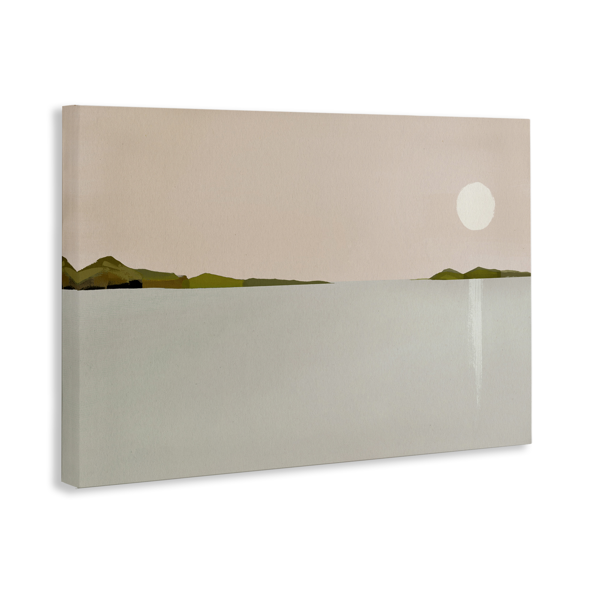 Stupell Industries Morning Has Spoken Landscape Painting Gallery Wrapped Canvas Art Print Wall Art, 24 x 16